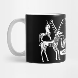 God Cernunnos and Animals from the Gundestrup Cauldron Mug